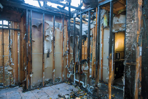 Professional Emergency Fire Damage Restoration technician working in Bryn Athyn, PA